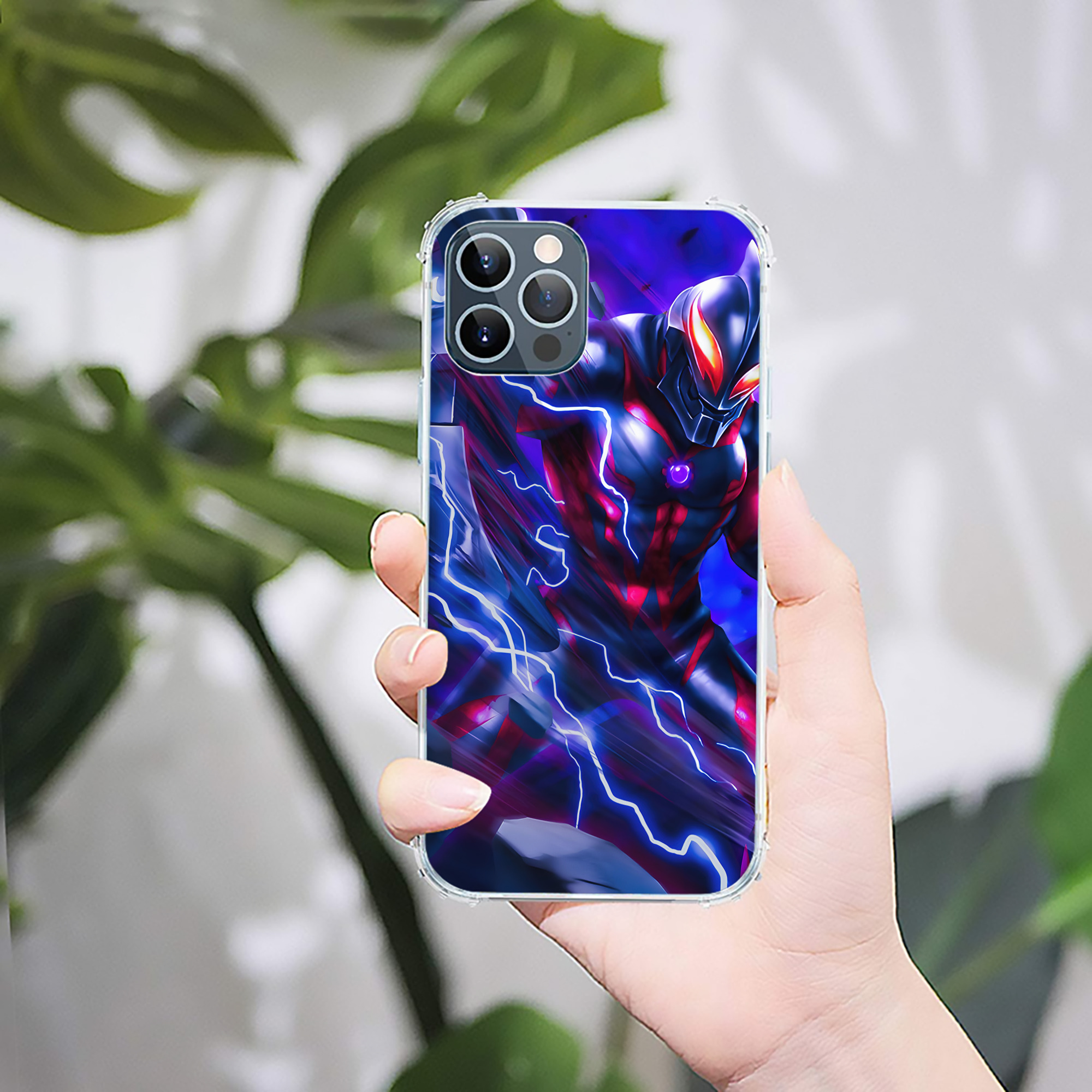 （画像用） ウルトラマン Ultraman 【iPhone 12シリーズ対応】透明スマホケース（クリアソフトケース）